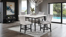 Sabro - 5 Pc Counter Ht Table Set by Unique Piece Furniture