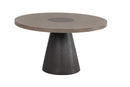 Broager - 5 Pc Dining Table Set (White Swivel Chairs) by Unique Piece Furniture