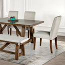 Losone - 6 Pc Dining Table Set w/ Bench by Unique Piece Furniture