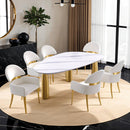 Northam - 5 Pc Dining Table Set by Unique Piece Furniture