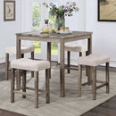 Torrean - 5 Pc. Counter Ht. Set by Unique Piece Furniture