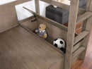 Callistus - Twin/Workstation Loft Bed by Unique Piece Furniture
