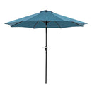 Soli - 9' Outdoor Umbrella w/ Auto Tilt + 21" Round Base by Unique Piece Furniture