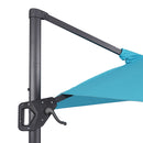 Aurora - 10 Ft Square Umbrella w/ Double Top w/ LED + 37" Large Base by Unique Piece Furniture
