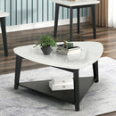 Thisted - Triangle Marble Coffee Table by Unique Piece Furniture