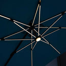 Aurora - 10 Ft Square Umbrella w/ Double Top w/ LED + 37" Large Base by Unique Piece Furniture