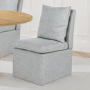 Tottenham - Dining Chair w/ Caster by Unique Piece Furniture