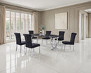 Horley - 80" Dining Table, Silver Frame