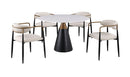 Hobro - 5 Pc. Dining Table Set by Unique Piece Furniture