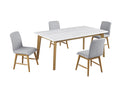 Mandier - 5 Pc. Dining Table Set by Unique Piece Furniture