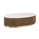 Virden - Oval Cocktail Table by Unique Piece Furniture