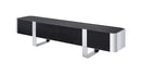 Leknes - TV Stand Black w/ Silver Frame by Unique Piece Furniture