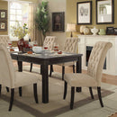 Sania - 7 Pc Dining Table Set by Unique Piece Furniture