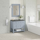 James Martin Breckenridge 36" Single Bathroom Vanity, Serenity Blue
