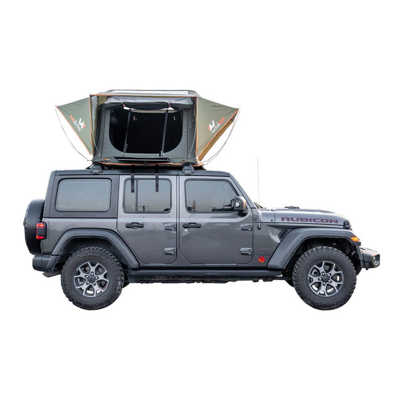Naturnest Andromeda Green Soft Shell Rooftop Tent With Large Panoramic Skylight & YKK Doors (SAK50612)