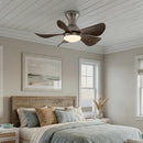 Stylish Compact Silent Ceiling Fan Light