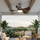 Stylish Compact Silent Ceiling Fan Light
