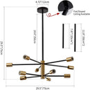 GobekUsa Stylish Hanging Chandelier for Home Decor