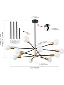 GobekUsa Stylish Hanging Chandelier for Home Decor