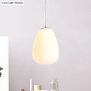 GobekUsa Stylish Nordic Pendant Light with Opal Glass - Ideal for Office and Kitchen Island