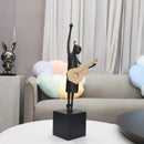 GobekUsa Guitarist Resin Figure Sculptures Home Decoration Figurines