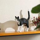 GobekUsa Black Cat Resin Table Lamp for Bedroom Office Dining Room