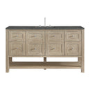 James Martin Breckenridge 60" Single Bathroom Vanity, Whitewashed Oak
