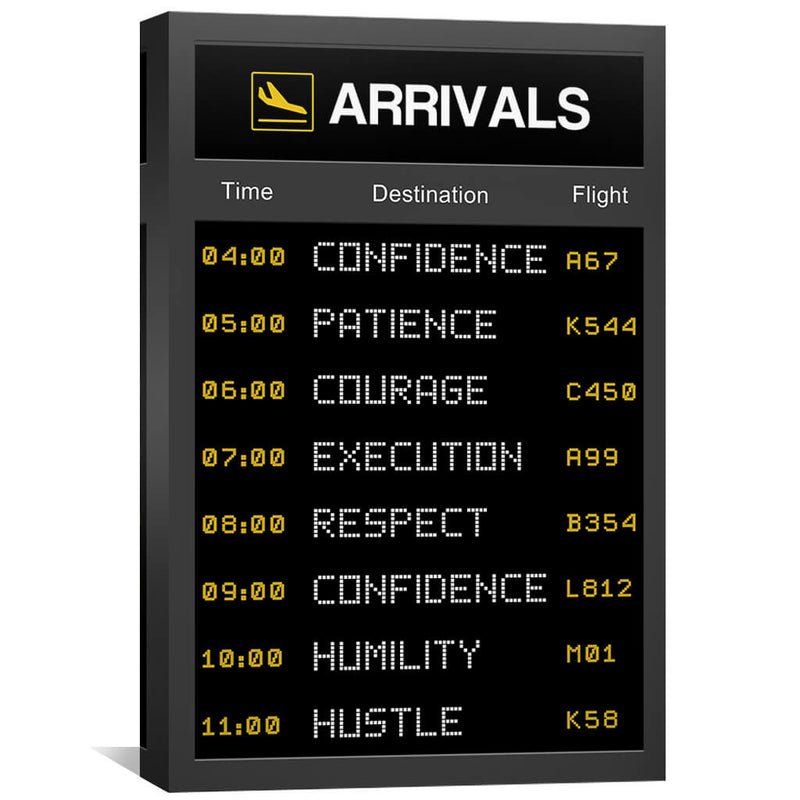 Success Arrivals Canvas