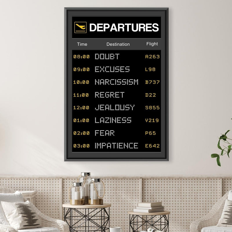 Success Departures Canvas