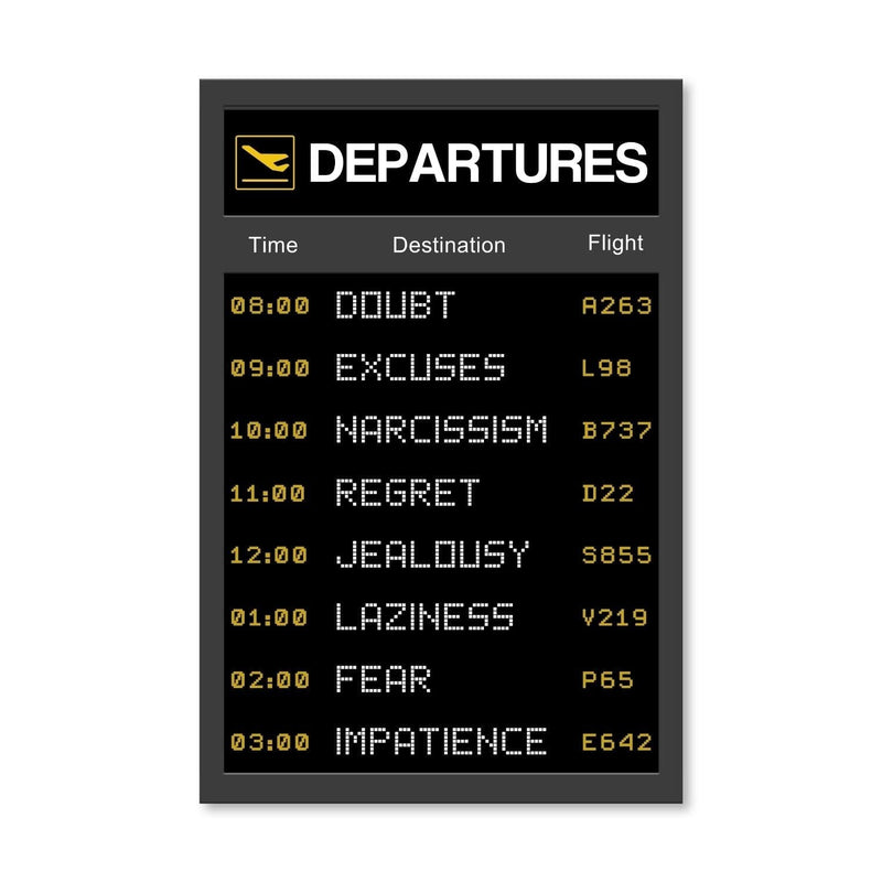 Success Departures Canvas