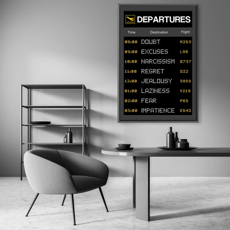 Success Departures Canvas