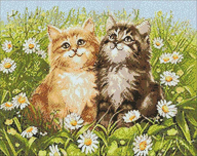 Summer Kittens CS209 19.7 x 15.8 inches Crafting Spark Diamond Painting Kit