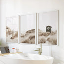 Minimalist Coastal Gallery Wall. Beige Beach Decor Set by Wall Art Set