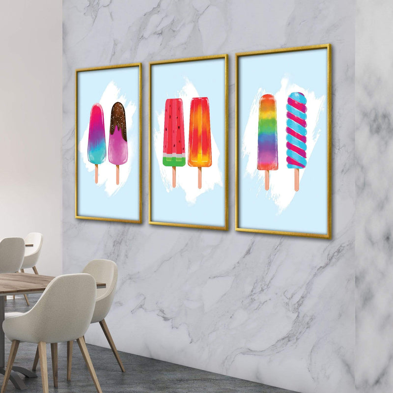 Summer Popsicles Canvas