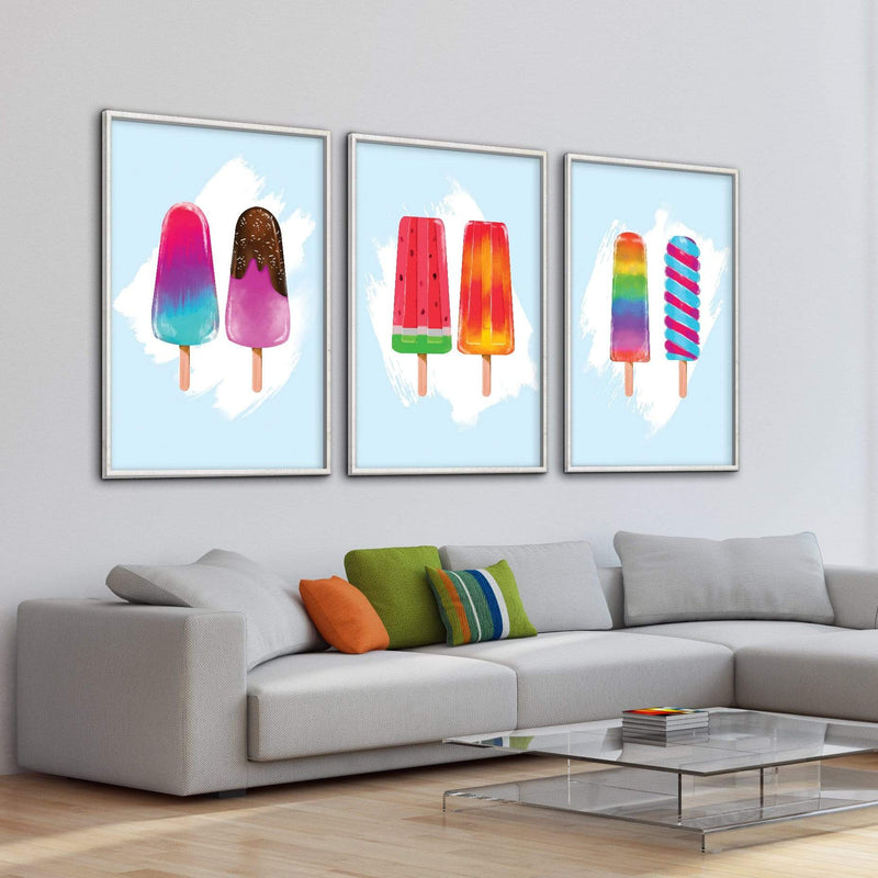 Summer Popsicles Canvas