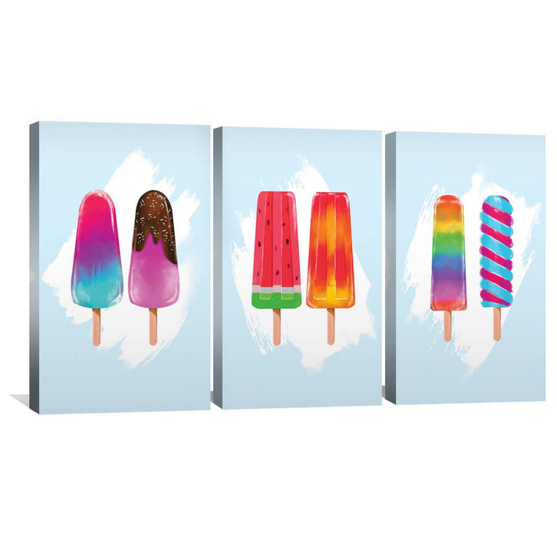 Summer Popsicles Canvas