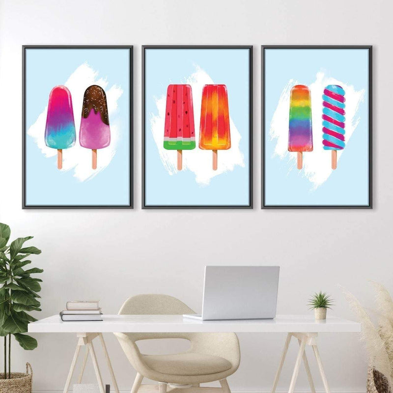 Summer Popsicles Canvas