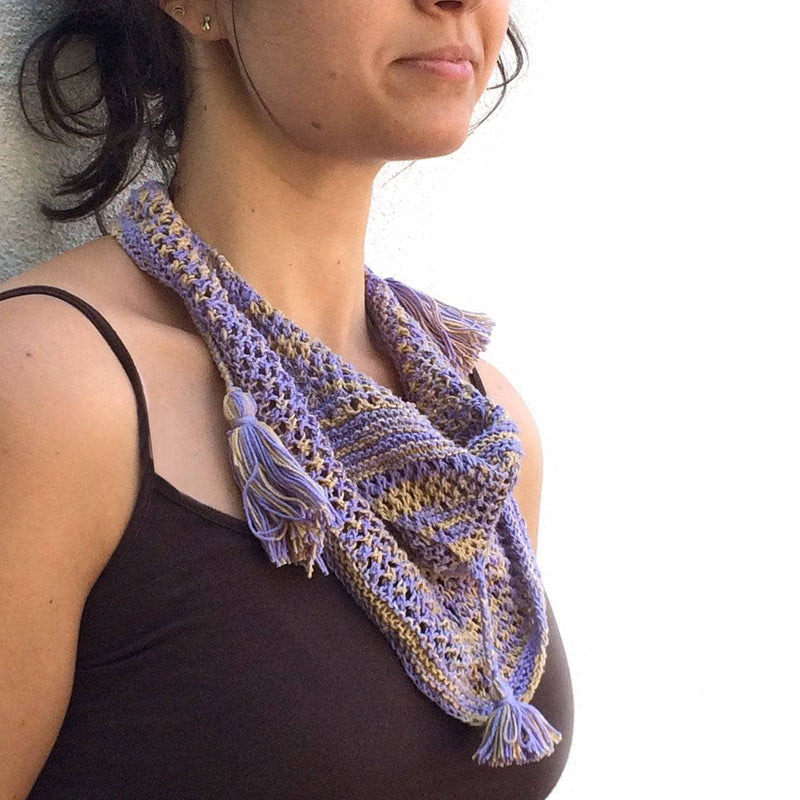 Summer's Breeze Shawlette Knit & Crochet Pattern