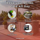 Summerset 24-Inch Outdoor Rated Refrigerator With Anti Vibration System [RFR-24S-A] (SAK63715) by SAKSBY.com