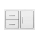Summerset 33" Flush Mount 2 Soft Closing Drawers And Access Door Combo [DC2-33] (SAK45978) by SAKSBY.com