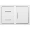 Summerset 33" Flush Mount 2 Soft Closing Drawers And Access Door Combo [DC2-33] (SAK45978)