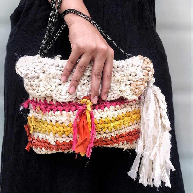 Sun Burst Clutch Crochet Kit