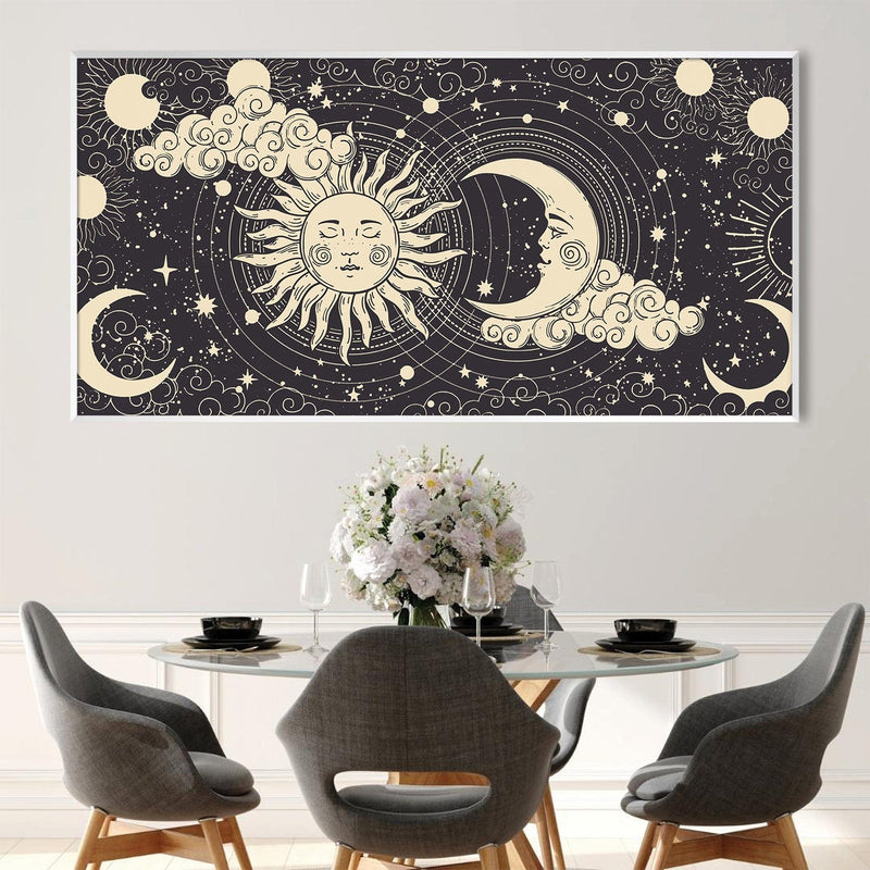 Sun Meets Moon Canvas