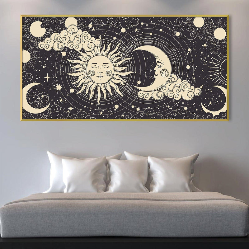 Sun Meets Moon Canvas