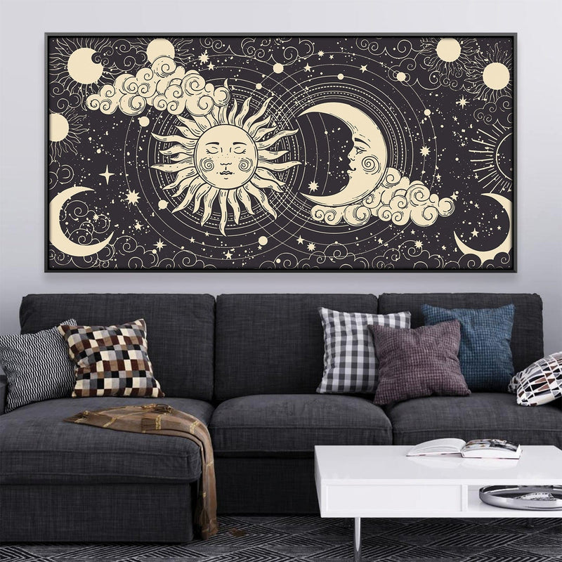 Sun Meets Moon Canvas