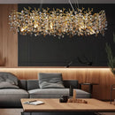 GobekUsa Sunflower Crystal Chandelier for Dining Room