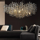 GobekUsa Sunflower Crystal Chandelier for Dining Room