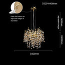 GobekUsa Sunflower Crystal Chandelier for Dining Room