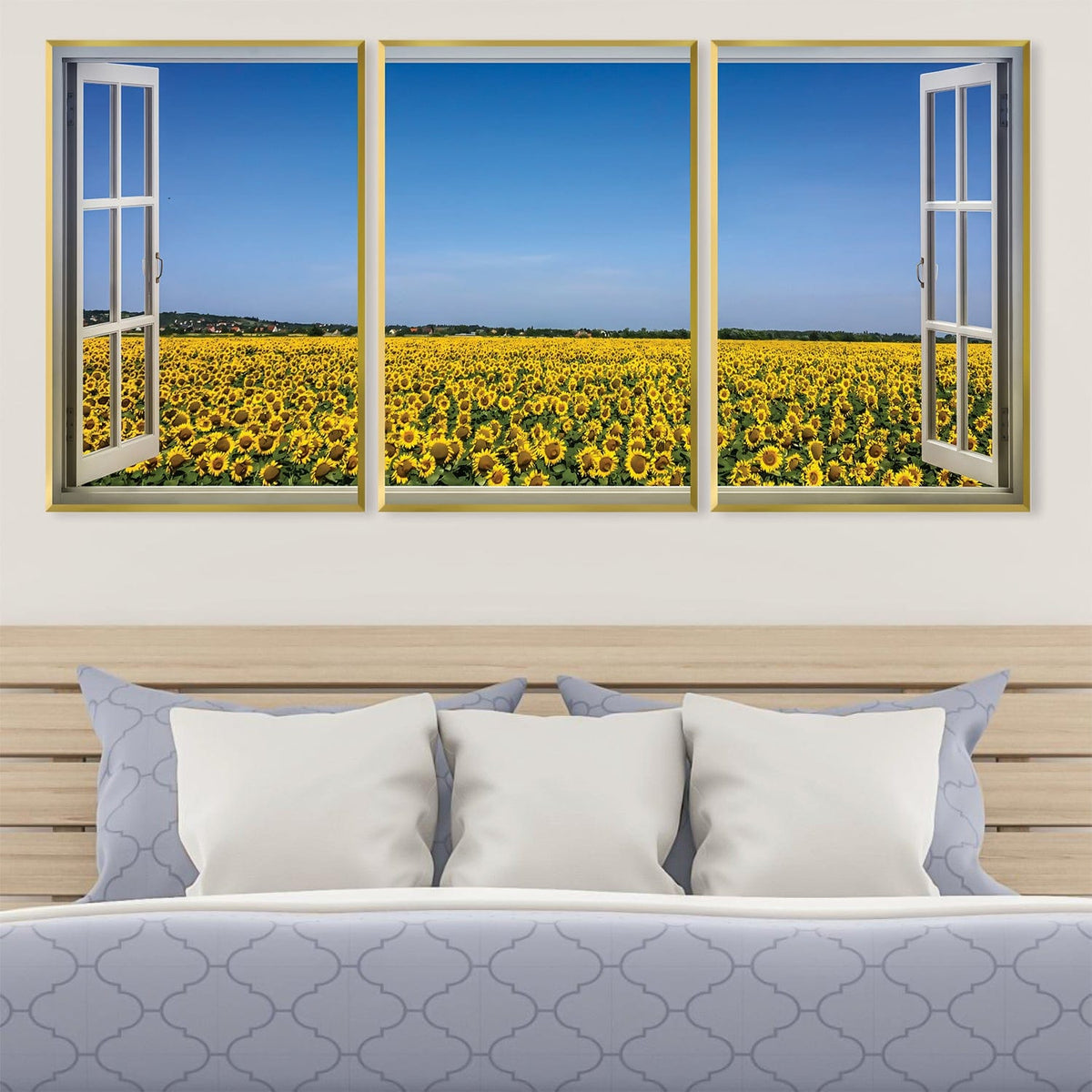 Sunflower Fields Canvas, photo 2 of 11