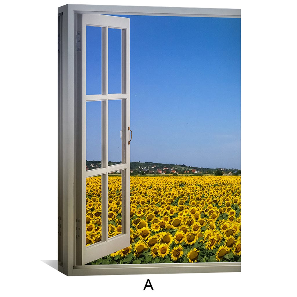 Sunflower Fields Canvas, photo 5 of 11